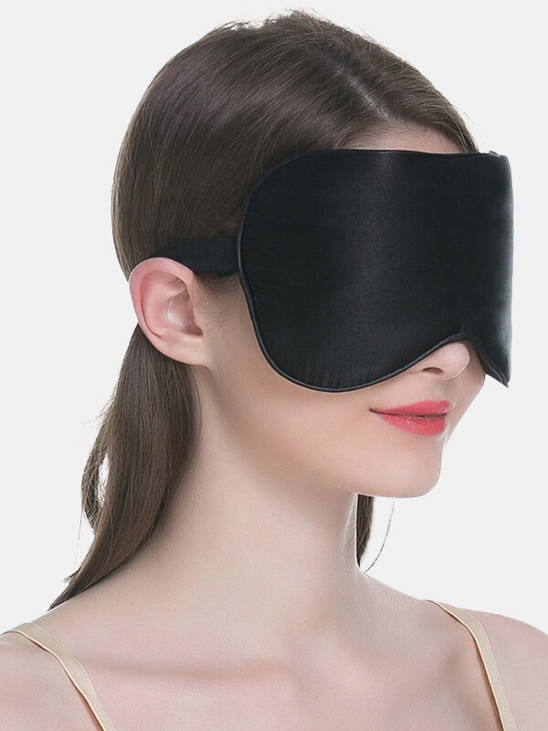 (image for) Classic Silk-Trimmed Double Sided 100% Silk Sleep Mask