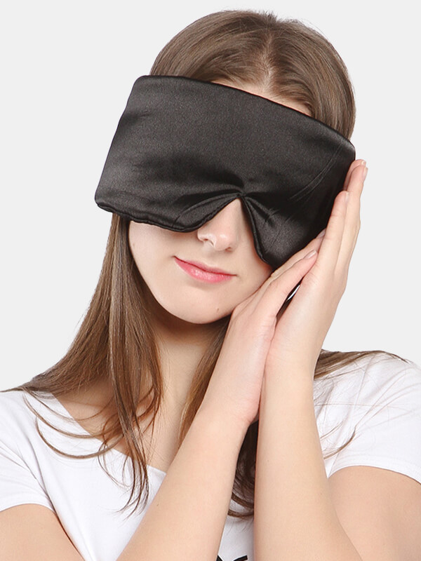 (image for) Full Size Luxurious Large Mulberry Silk Sleeping Mask