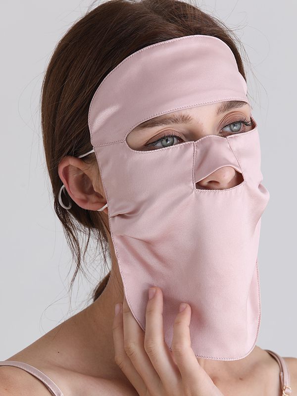 (image for) Skin Care Pure Mulberry Silk Face Mask Sun Protection