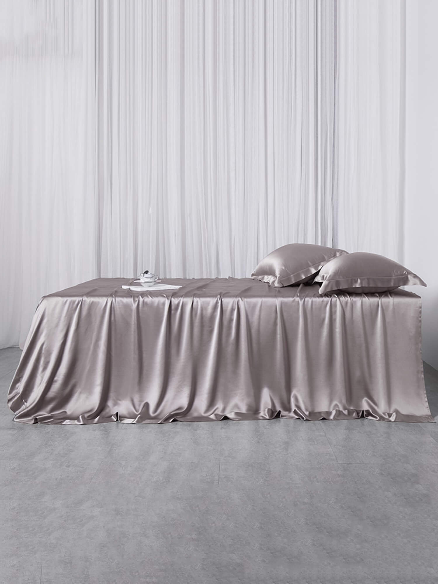 (image for) 19 Momme Seamless Silk Flat Sheet
