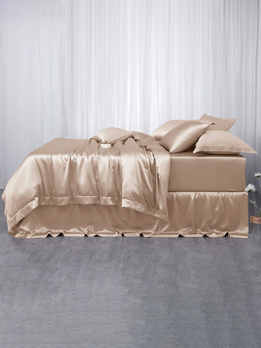 (image for) 22 Momme Seamless Silk Duvet Cover
