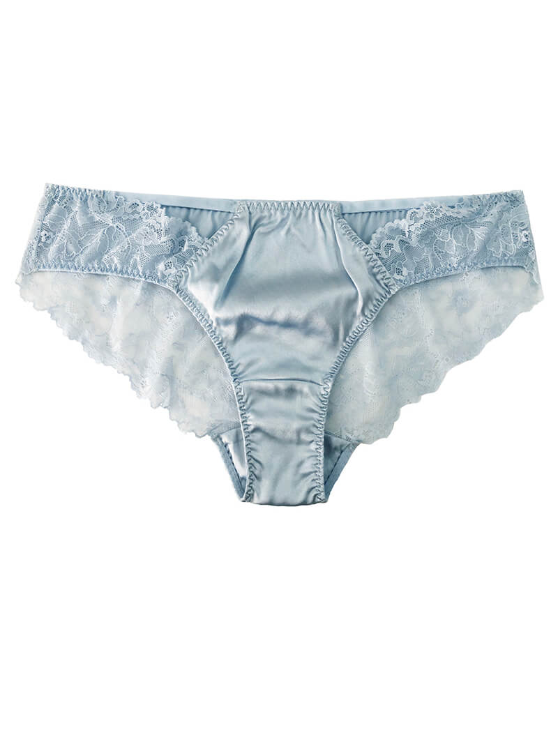 (image for) Comfortable Silk Underwear For Women With Soft Lace