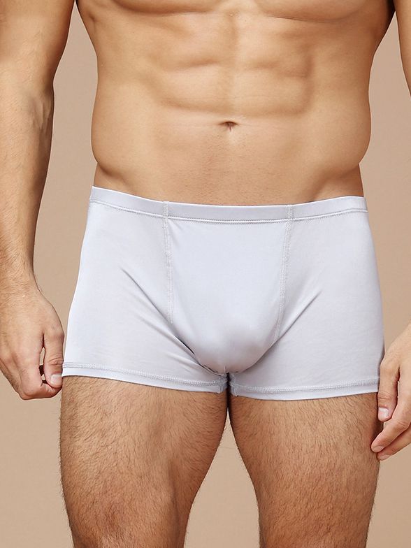 (image for) Men's Breathable Comfy Silk Boxers Underwear